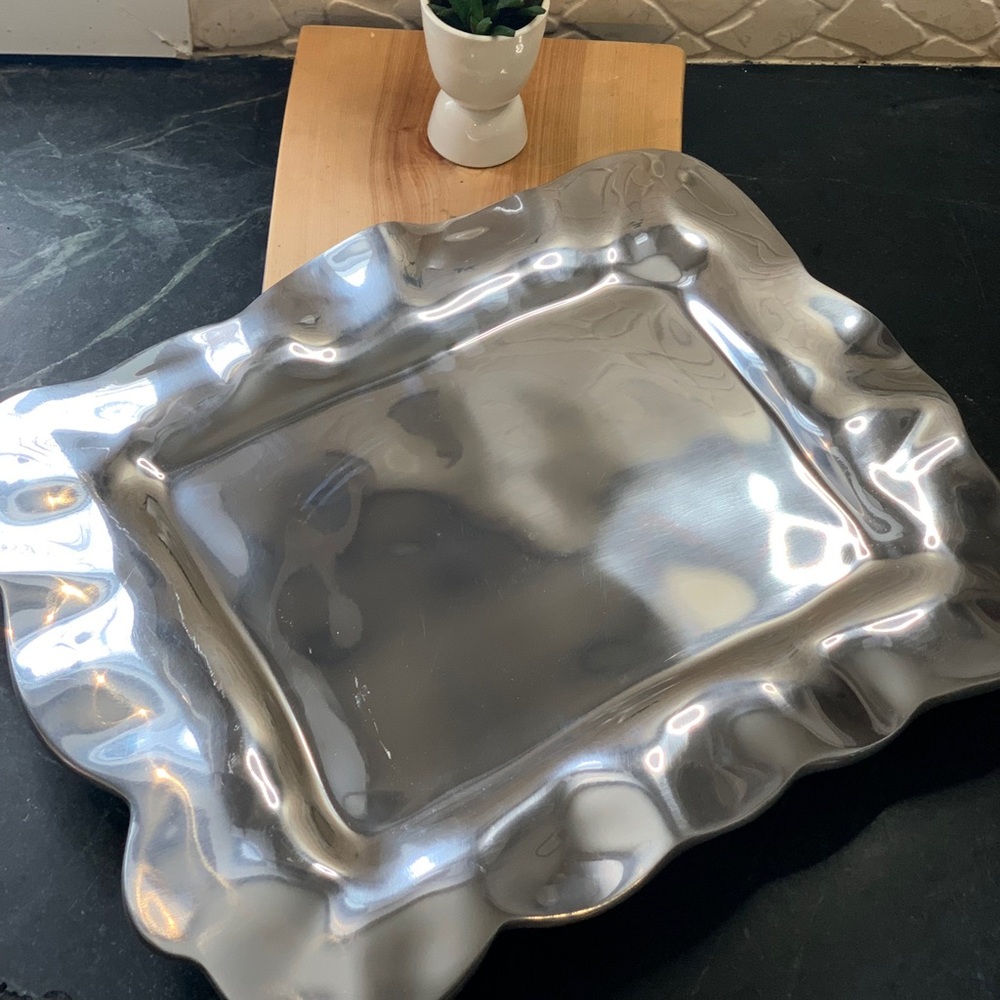 LENOX | Organics Collection | Ruffle Rectangular Tray